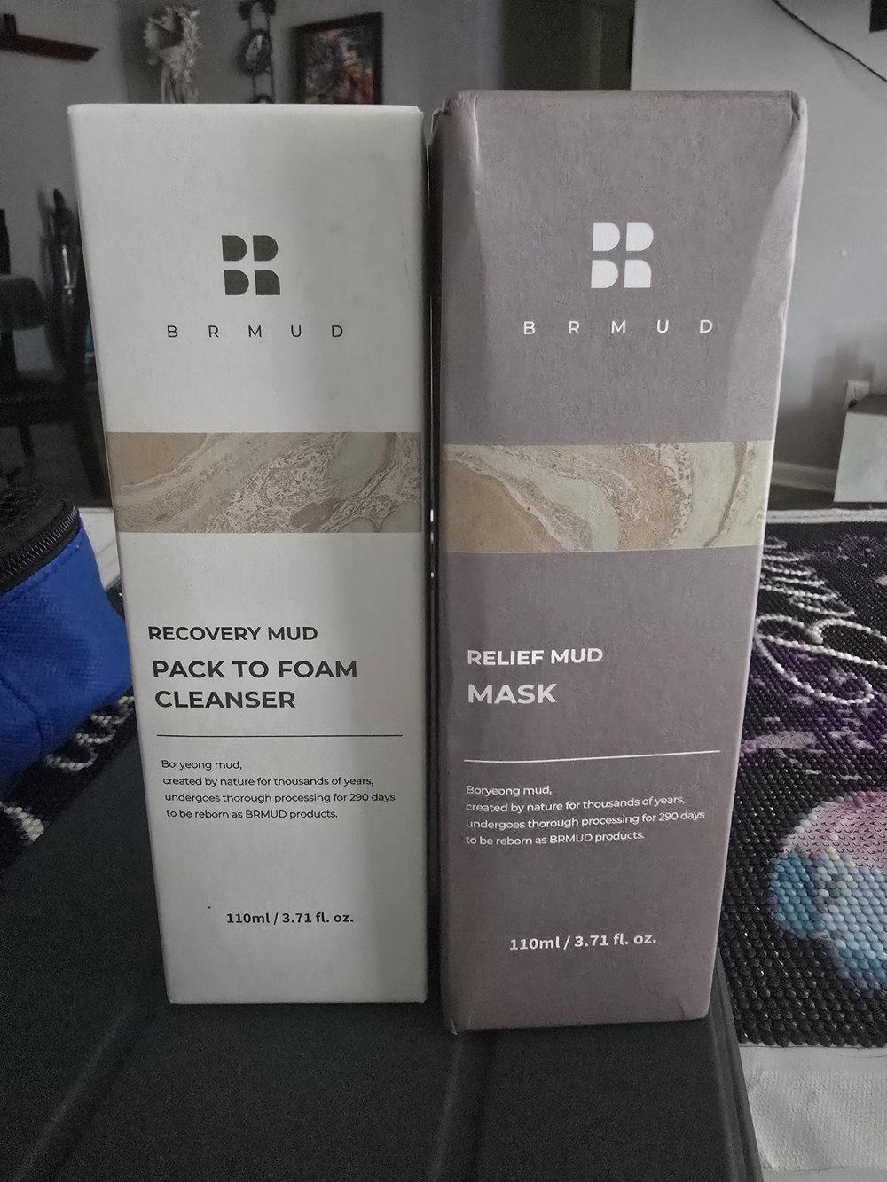 Recovery Mud Pack to Foam Cleanser & Relief Mud Mask Duo - White & Brown